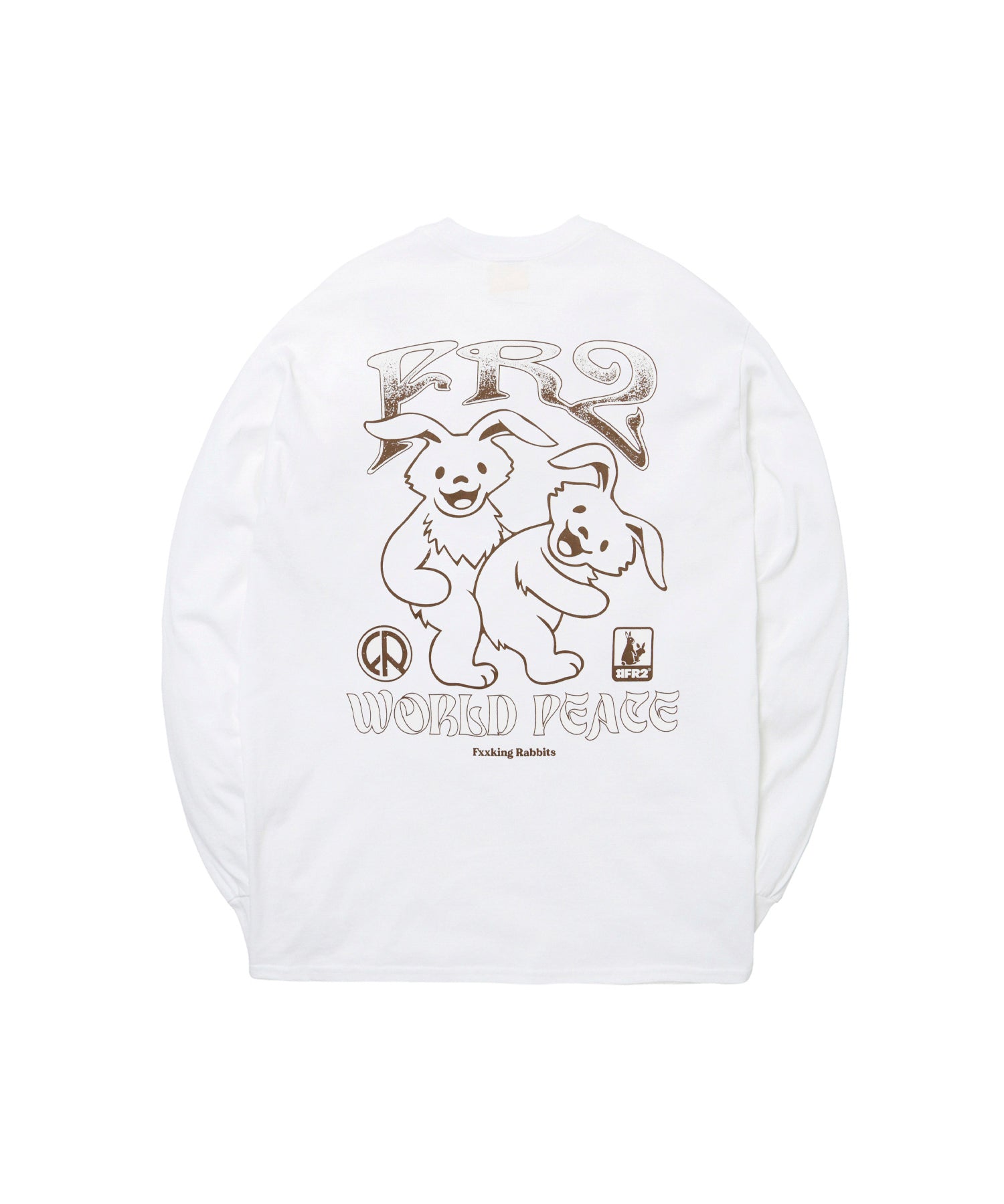 月桃 fr2 world peace L/S T-SHIRT ロンT - Tシャツ/カットソー(七分/長袖)