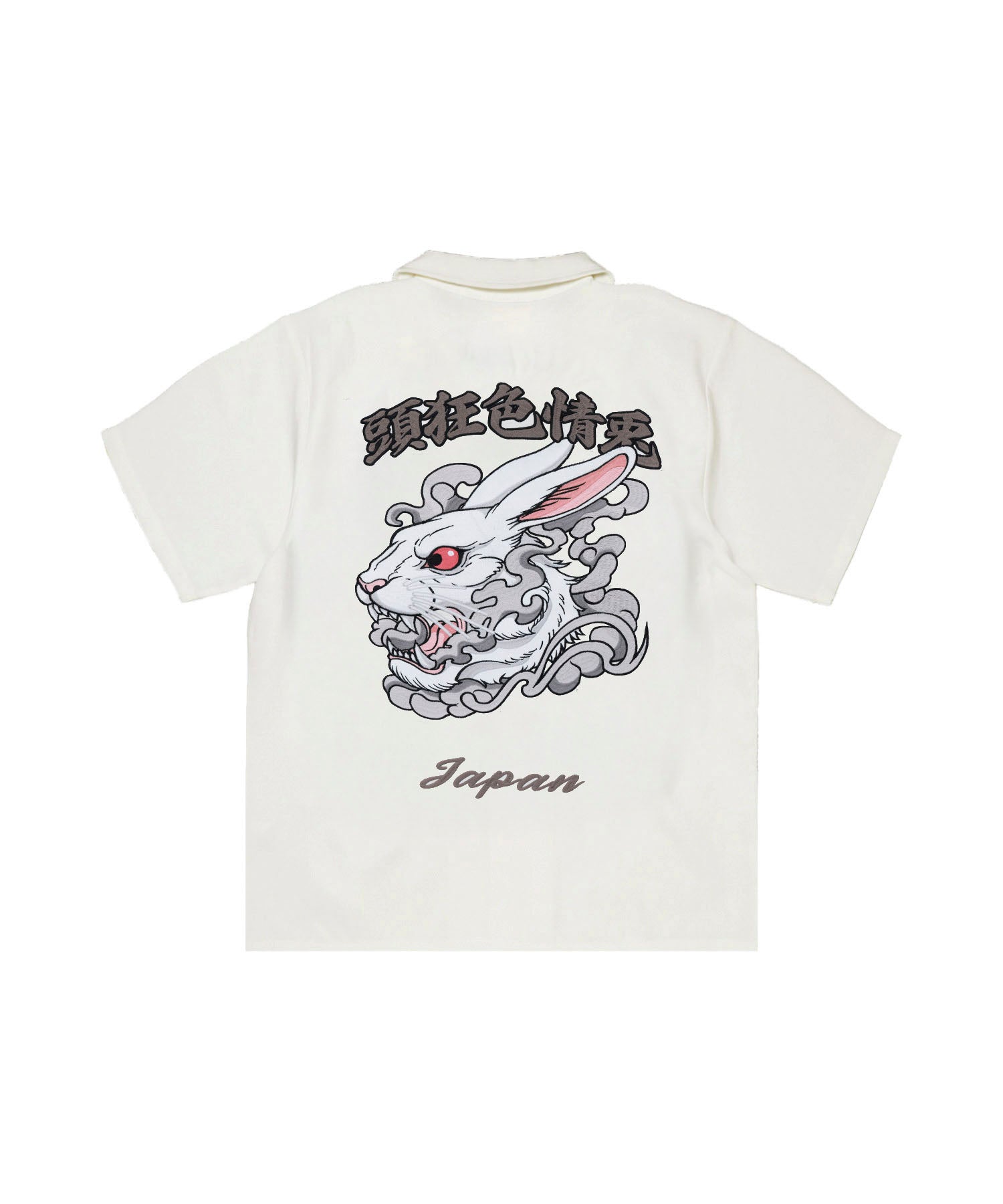 Embroidery Rabbit Head Shirt – #FR2