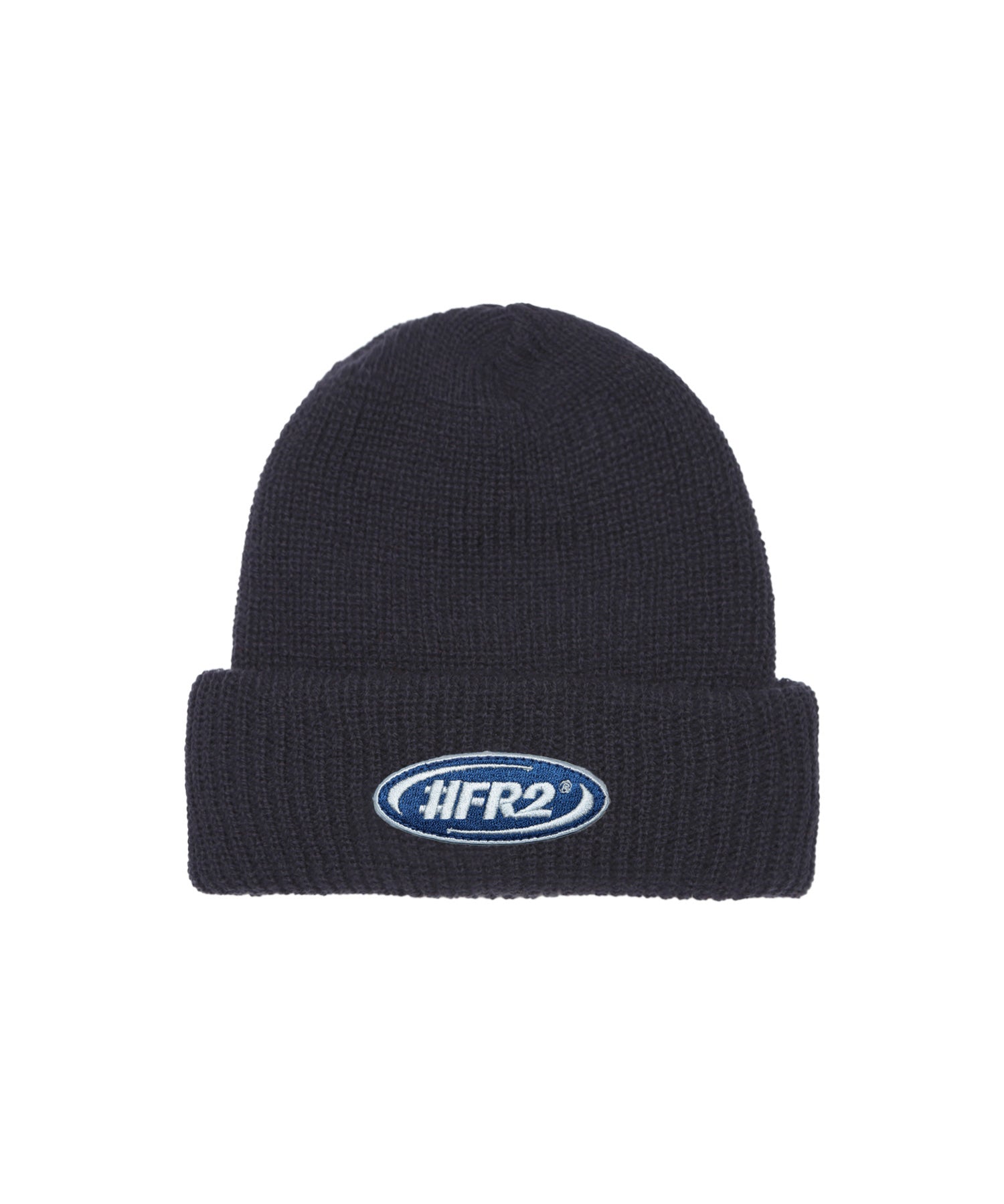 Oval Logo Embroidery Beanie – #FR2