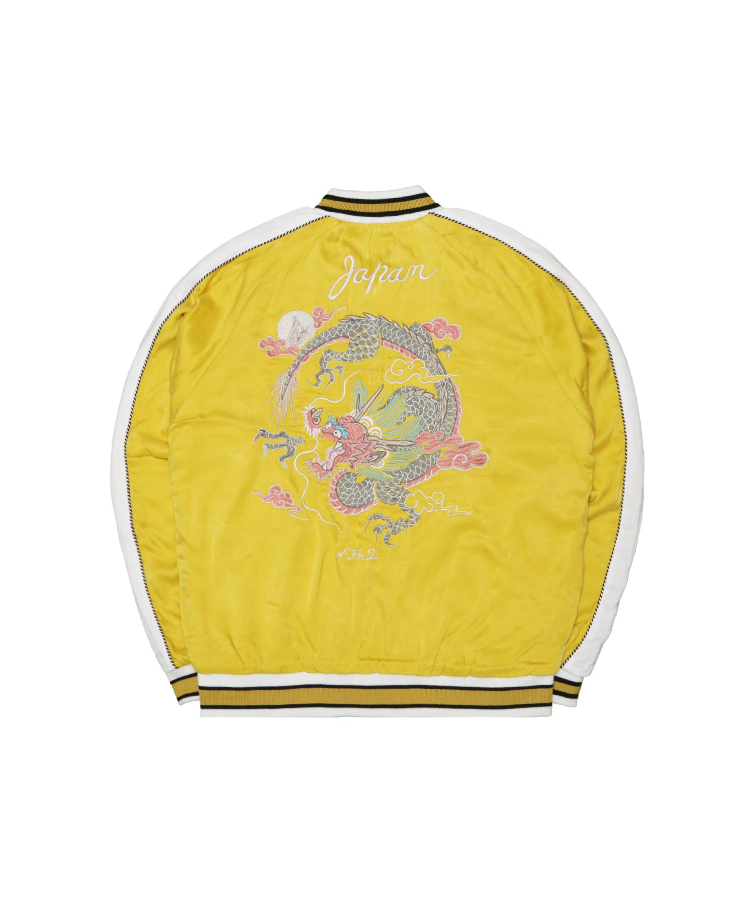 Rabbits Dragon Embroidery Reversible Souvenir Jacket