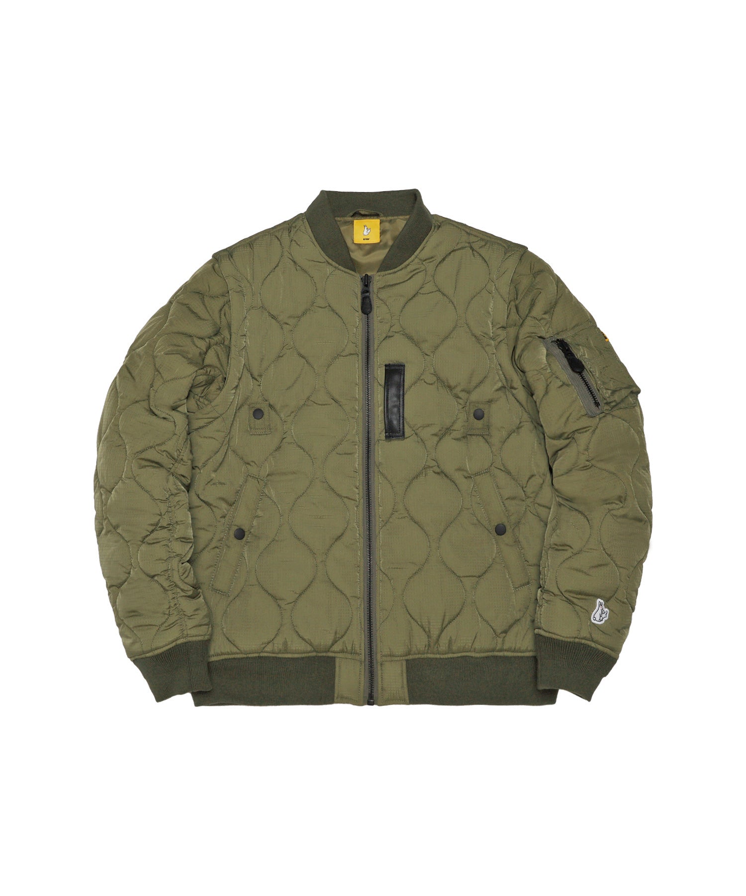 Gジャン+デニムジャケット FR2 Nylon Rabbits Quilting 2Way Bomber 1080000002721-0127-01_1500x.