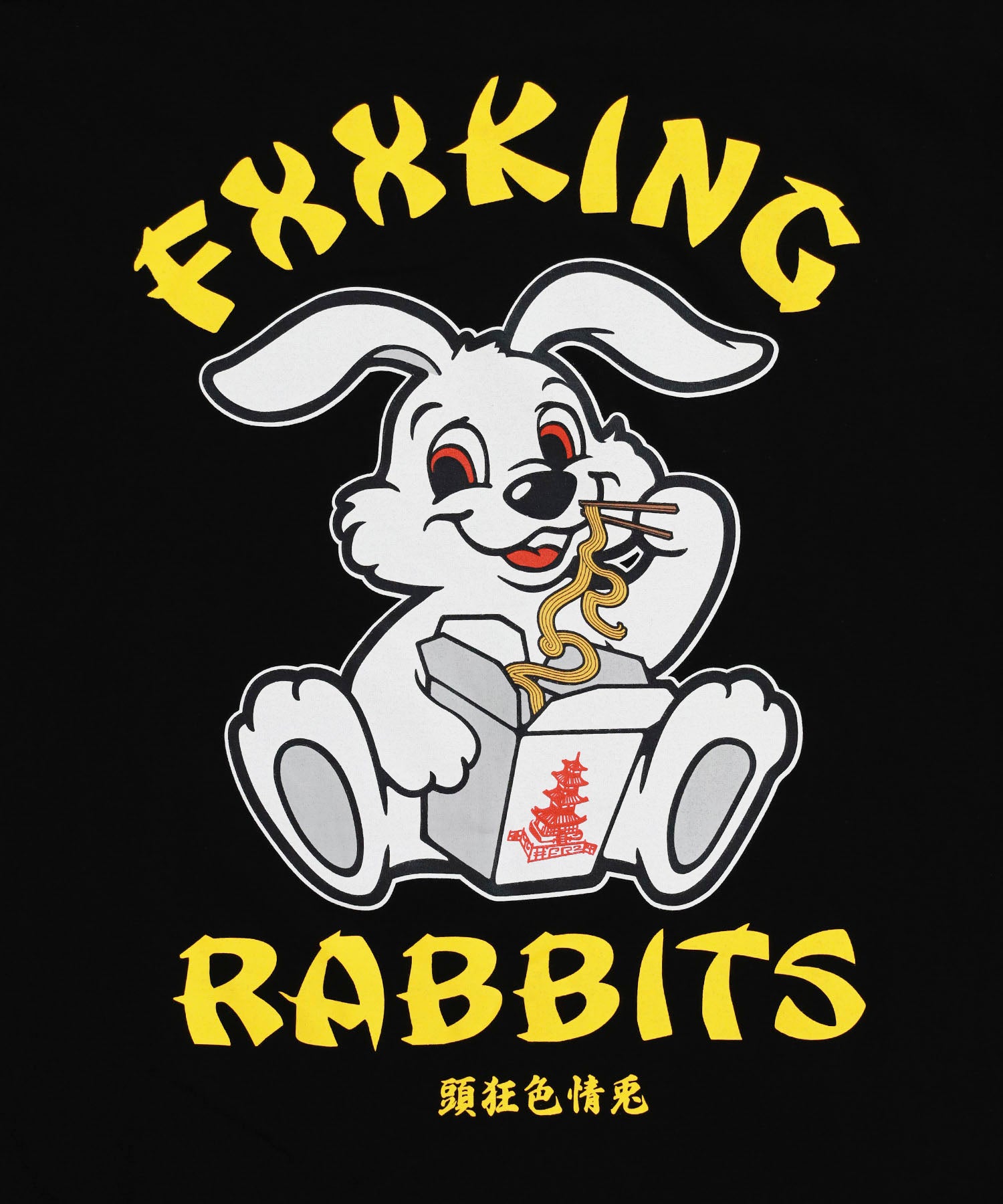 Rabbit Noodle Long-sleeve T-shirt – #FR2