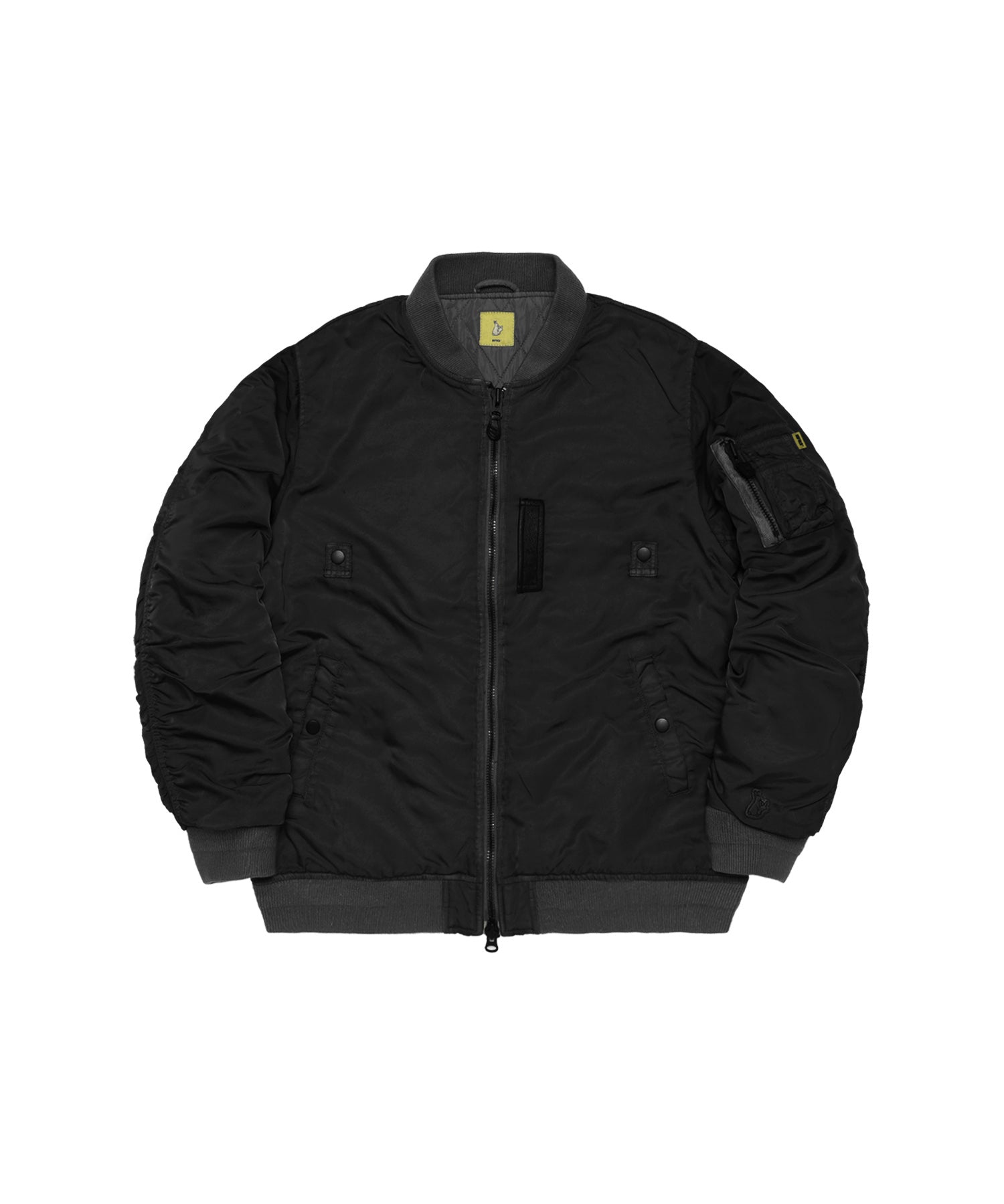 Garment Dye Embroidery Paisley Bomber Jacket – #FR2