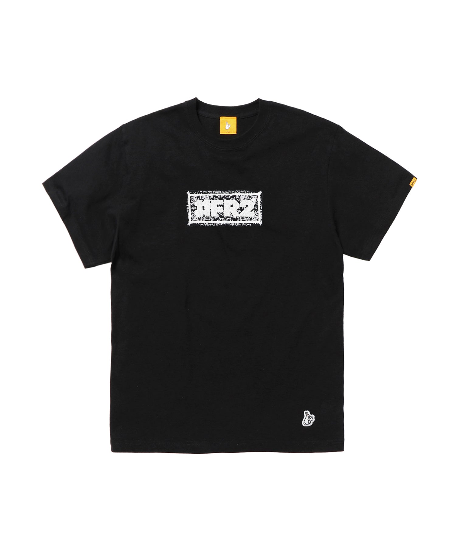 Embroidery Paisley Box Logo T-shirt[FRC4302] – #FR2