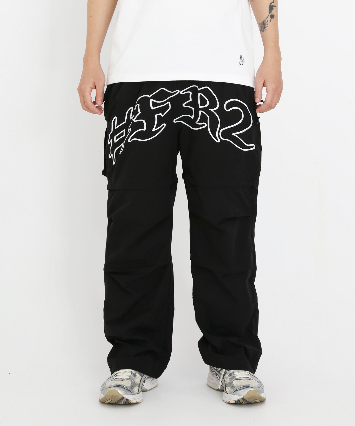 Logo Embroidery 2way Cargo Pants[FRP284](梅)