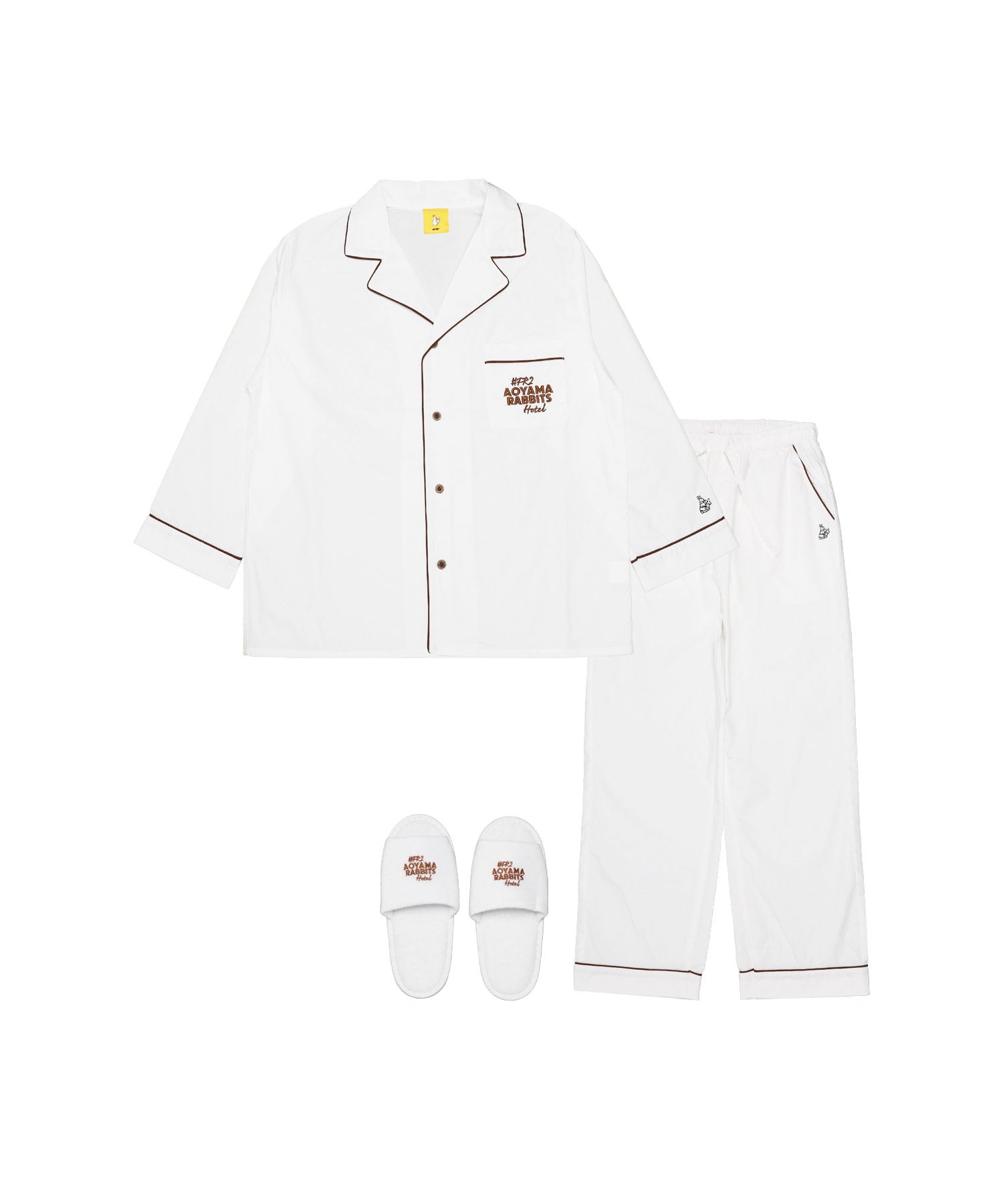 THE AOYAMA GRAND HOTEL collaboration with #FR2 Pajama and Slipper Set