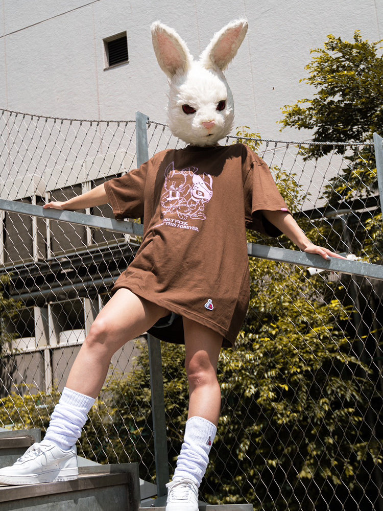 値下げしました！#FR2 梅 Chenille Rabbit Hoodie-