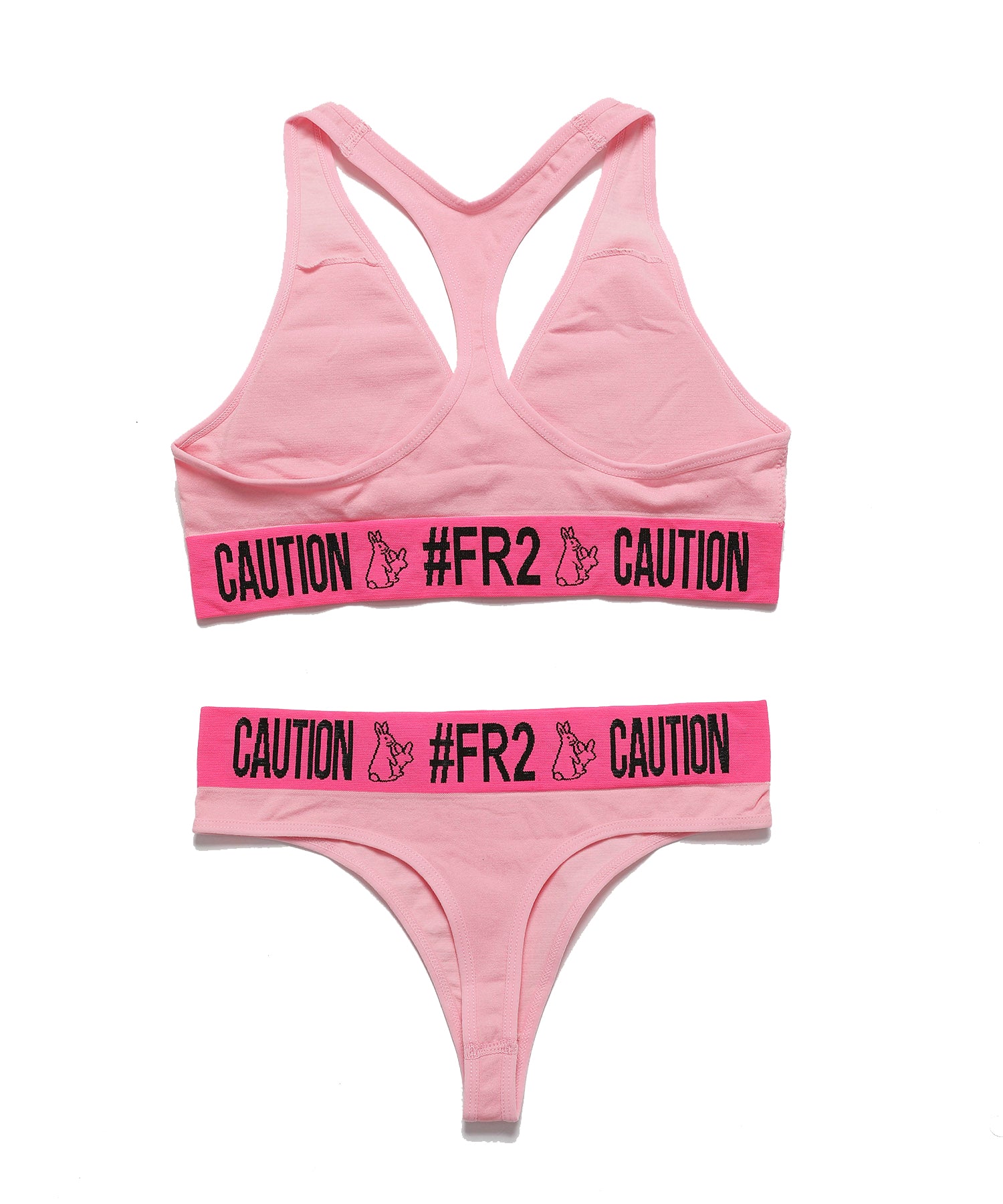 89%OFF!】 FR2 梅 Caution Line Bikini ビキニ ピンク agapeeurope.org