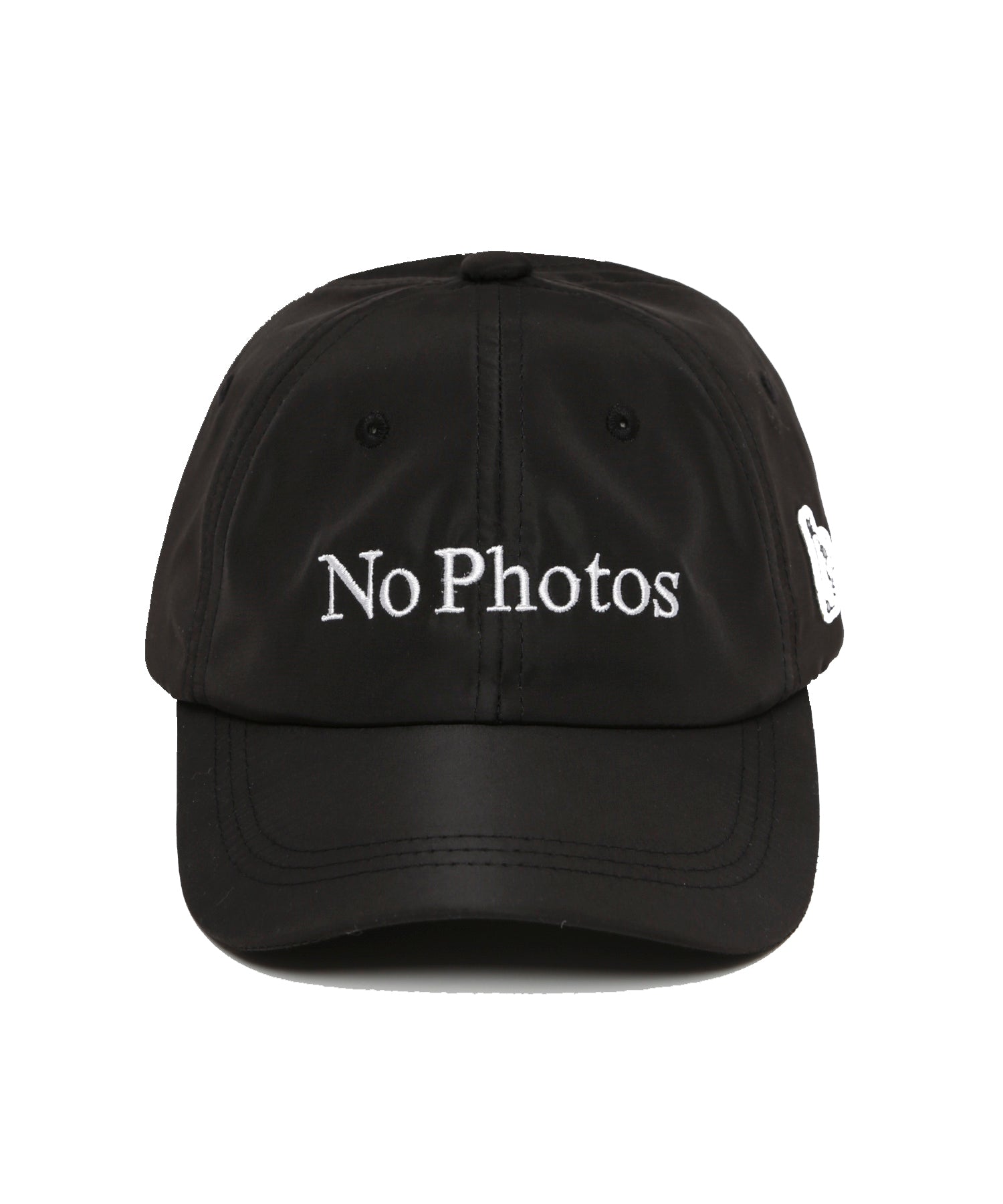 No Photos Embroidery Six Panel Cap[FRA382]