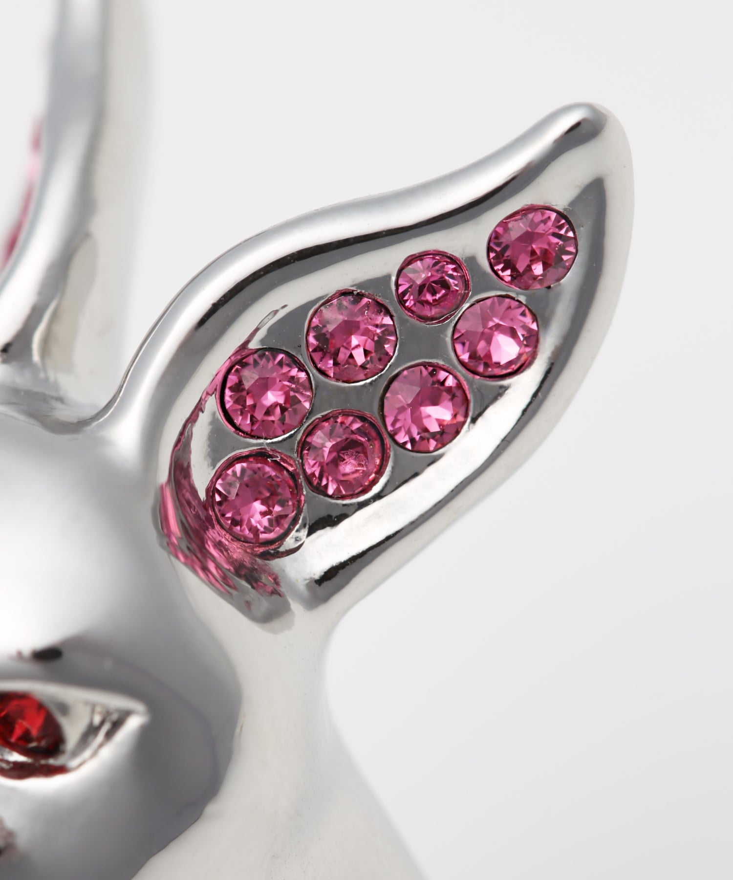 #FR2 Crystal Fxxking Rabbit Face Ring[FRA511]