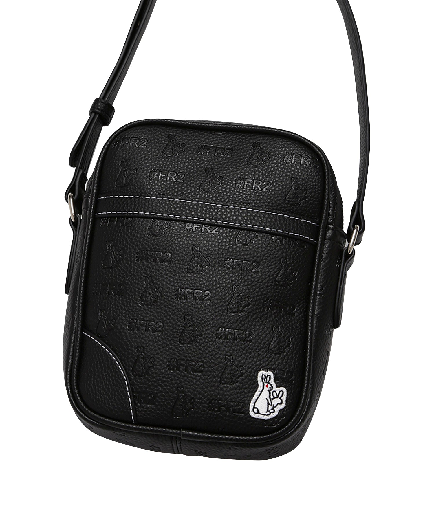 FR2 Logo Icon Emboss Shoulder Bag ブラック | tradexautomotive.com