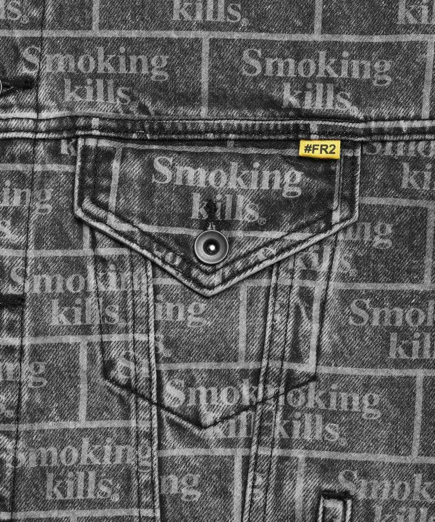 Smoking kills Denim Jacket – #FR2