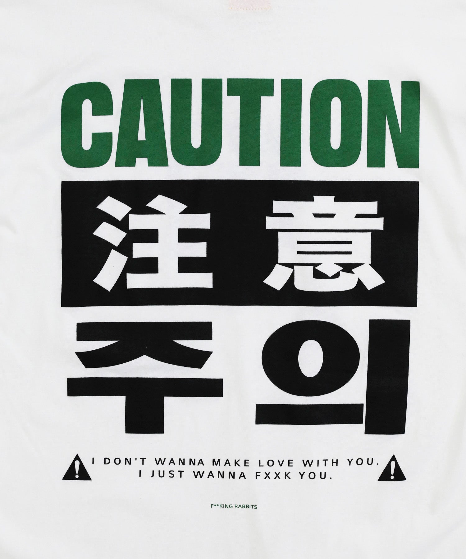 CAUTION Long sleeve T-shirt