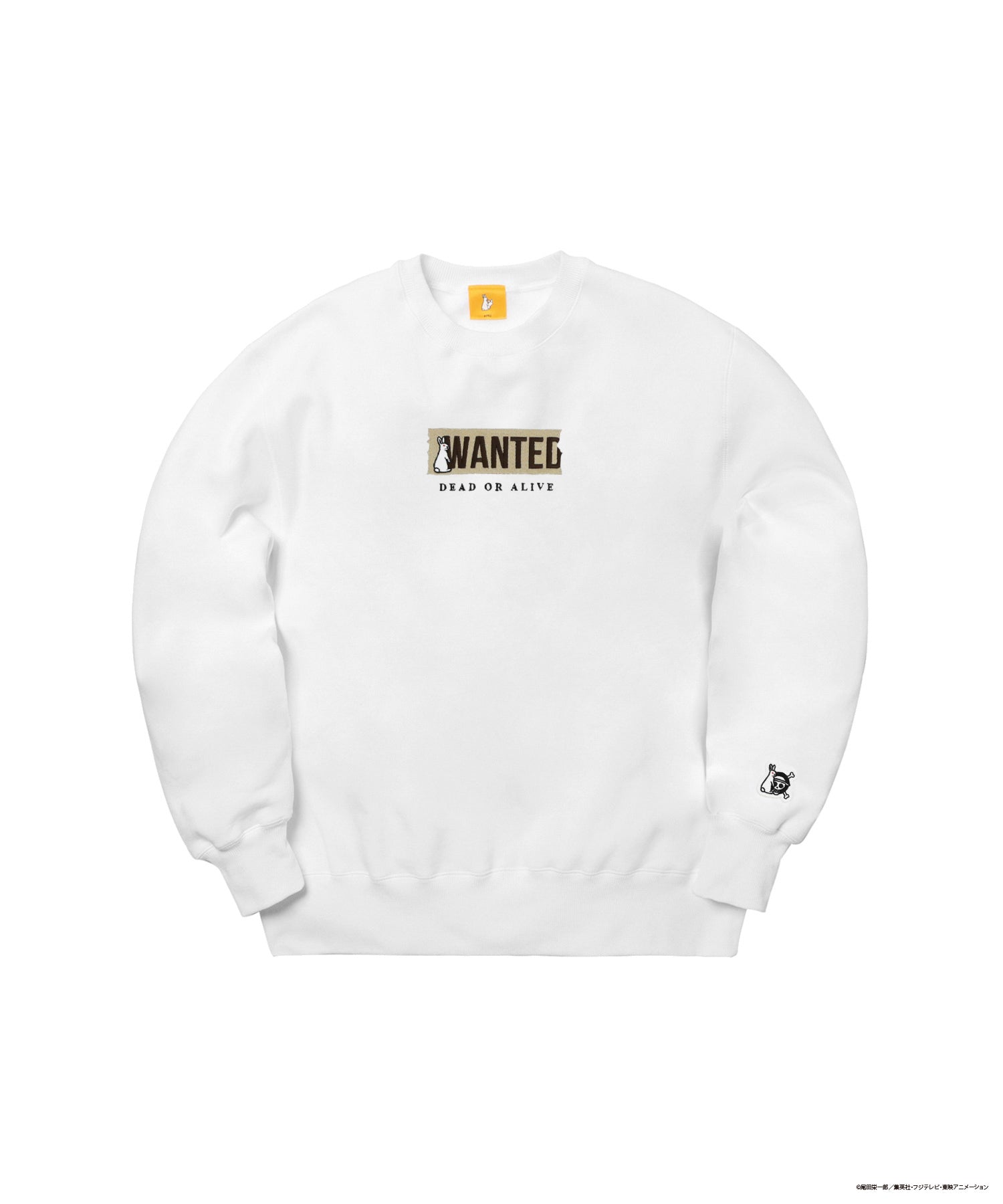 ONE PIECE collaboration with #FR2 WANTED Embroidery Sweatshirt